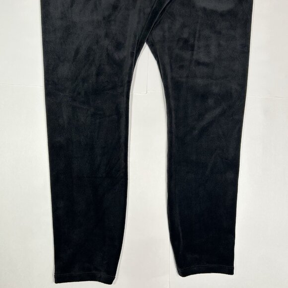 J.Jill Pure Jill Women Pull On Cropped Pants Black Velour Stretch Mid Rise Sz PM - Picture 3 of 11